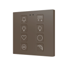 ZENNIO ZVITR8M Tecla RGB 8. PC-ABS Capacitive push button - 8 but