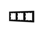 ZENNIO 980000305 Cornice 3 posti ZS55, antracite